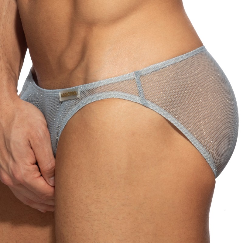 Slip, Tanga de la marque ADDICTED - Bikini Charm - bleu ciel - Ref : AD1293 C23