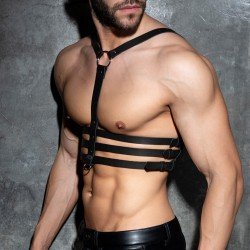 Harness of the brand AD FÉTISH - Leather stack harness - Ref : ADF200 C10