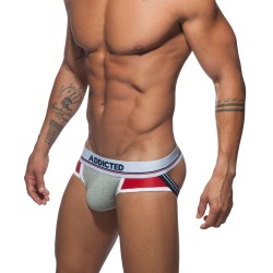 Suspensorios de la marca ADDICTED - Suspensorio Push up sport - gris - Ref : AD744 C11