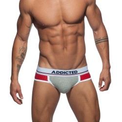 Suspensorios de la marca ADDICTED - Suspensorio Push up sport - gris - Ref : AD744 C11