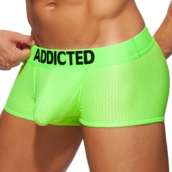 Boxer shorts, Shorty of the brand ADDICTED - Trunk Ring-Up mesh - green - Ref : AD952 C33