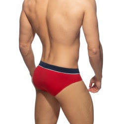 Slip de bain de la marque ADDICTED - Slip de bain Sport Detail Binding - rouge - Ref : ADS109 C06