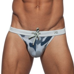 Bath Brief of the brand ADDICTED - Camo swim bikini - silver - Ref : ADS188 C17MO