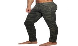 Jean s de la marque ADDICTED - Jeans camo - Ref : AD837 C17