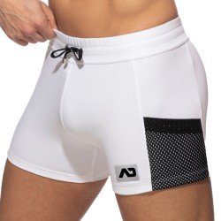 Corto de la marca ADDICTED - Pantalones cortos POCKET SPORT - blanco) - Ref : AD941 C01