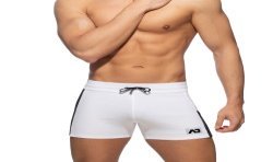 Corto de la marca ADDICTED - Pantalones cortos POCKET SPORT - blanco) - Ref : AD941 C01