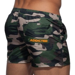 Badehosen der Marke ADDICTED - Badeshorts mit Camouflage - khaki - Ref : ADS096 C17