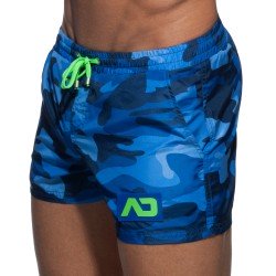 Bath Shorts of the brand ADDICTED - Camouflage swim shorts - blue - Ref : ADS096 C09