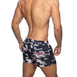 Badehosen der Marke ADDICTED - Camouflage Badeshorts - grau - Ref : ADS096 C17MO