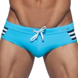 Slip de bain de la marque ADDICTED - Slip de bain Colored Sailor - turquoise - Ref : ADS105 C08