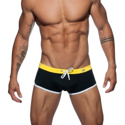 Boxer, shorty de bain de la marque ADDICTED - Mini Boxer de bain Plain Swim - noir - Ref : ADS164 C10