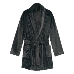 Peignoir, robe de chambre, kimono de la marque HOM - Robe de Chambre Courte Polaire HOM Everest - Ref : 402878 00ZU