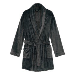 Bademantel, Robe der Marke HOM - Kurzer Morgenmantel aus Fleece HOM Everest - Ref : 402878 00ZU