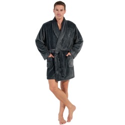 Peignoir, robe de chambre, kimono de la marque HOM - Robe de Chambre Courte Polaire HOM Everest - Ref : 402878 00ZU