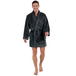 Peignoir, robe de chambre, kimono de la marque HOM - Robe de Chambre Courte Polaire HOM Everest - Ref : 402878 00ZU