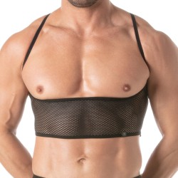 Top of the brand TOF PARIS - Bustier Mesh Circuit Tof Paris Black - Ref : TOF402N