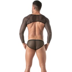 Harness of the brand TOF PARIS - Bolero Mesh Circuit Tof Paris Black - Ref : TOF404N