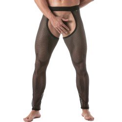  Long Johns of the brand TOF PARIS - Circuit Fishnet Leggings inspired by Tof Paris Chaps Black - Ref : TOF450N