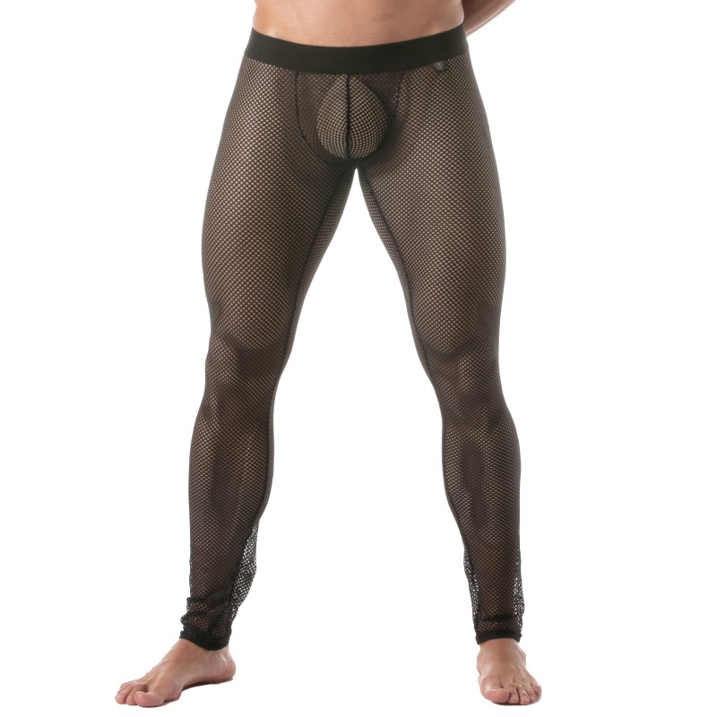  Long Johns de la marca TOF PARIS - Leggings Tof Paris Mesh Circuit Negro - Ref : TOF451N