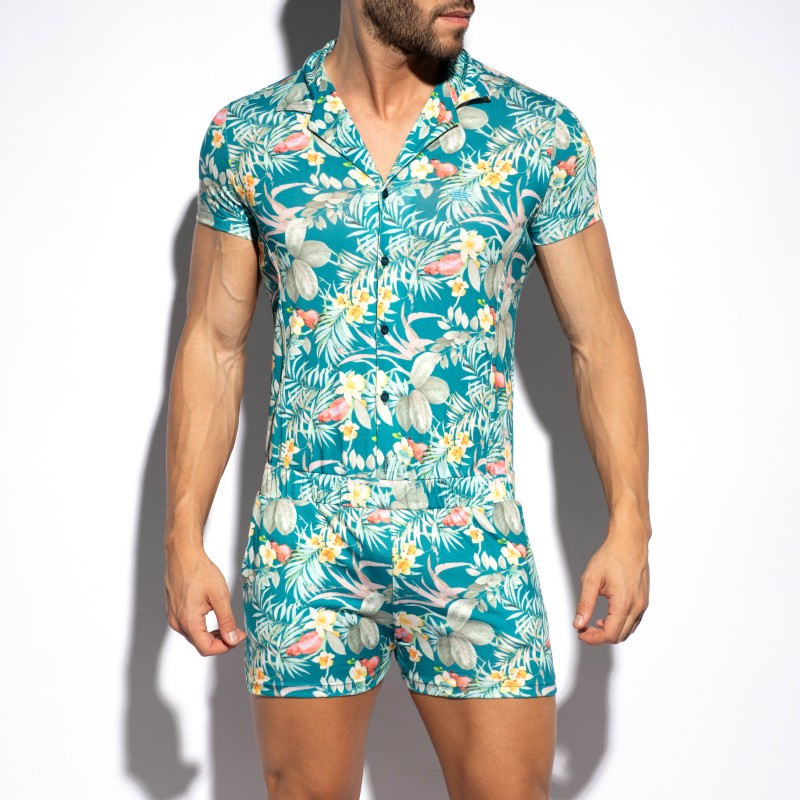 Swimwear of the brand ES COLLECTION - Jumper Hawaiian - cobalt - Ref : SP321 C26