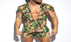 Bain de la marque ES COLLECTION - Jumper Hawaiian - noir - Ref : SP321 C10