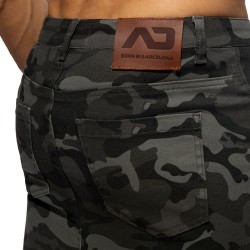 Loungewear de la marque ADDICTED - Camo short skirt - gris - Ref : AD1298 C17MO