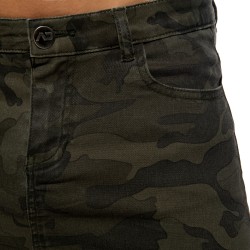 Loungewear der Marke ADDICTED - Camo kurzer Rock - khaki - Ref : AD1298 C17