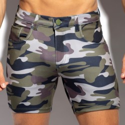 Bermuda der Marke ES COLLECTION - Schmale Shorts - camo - Ref : SP327 C17