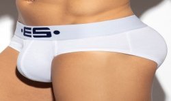 Slip, Tanga de la marque ES COLLECTION - Back-Up Wonderbrief - blanc - Ref : UN550 C01