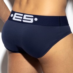 Slip, Tanga de la marque ES COLLECTION - Back-Up Wonderbrief - marine - Ref : UN550 C09