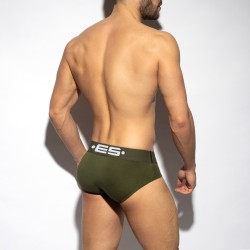 Efecto push-up de la marca ES COLLECTION - Empaca Wonderbrief - caqui - Ref : UN549 C12