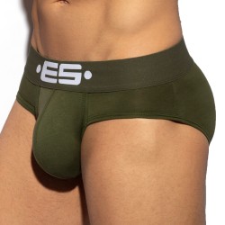 Effetto push-up del marchio ES COLLECTION - Impacchetta Wonderbrief - kaki - Ref : UN549 C12