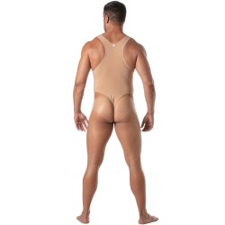 Body del marchio TOF PARIS - Body perizoma Tof Paris color pelle - Ref : TOF464BE