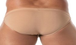 Slip, Tanga de la marque TOF PARIS - Tanga Tof Paris couleur peau - Ref : TOF462BE