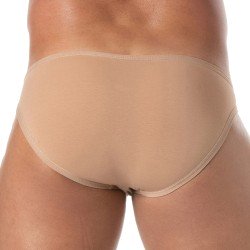 Slip, Tanga de la marque TOF PARIS - Mini Slip Tof Paris couleur peau - Ref : TOF459BE