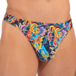 String de la marque HOM - G-String HOM Funky Styles - imprimé multicolore - ÉDITION LIMITÉE - Ref : 402895 40P023