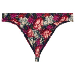 String de la marque HOM - G-String HOM Funky Styles - imprimé floral rose - ÉDITION LIMITÉE - Ref : 402895 40P0PI