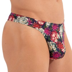 Schnur der Marke HOM - G-String HOM Funky Styles - Rosa Blumendruck - Ref : 402895 40P0PI