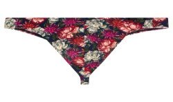 Thong of the brand HOM - G-String HOM Funky Styles - Pink Floral Print - Ref : 402895 40P0PI