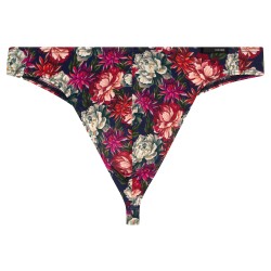 String de la marque HOM - G-String HOM Funky Styles - imprimé floral rose - ÉDITION LIMITÉE - Ref : 402895 40P0PI