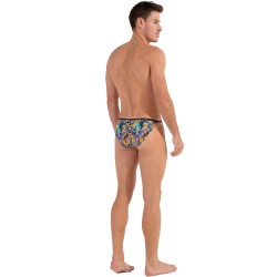 Slip de la marca HOM - Tanga HOM Funky Styles -Impresión multicolor - Ref : 402896 40P023