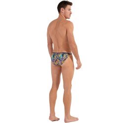 Brief of the brand HOM - Tanga HOM Funky Styles - Multicolor print - Ref : 402896 40P023