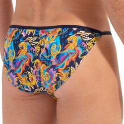 Slip, Tanga de la marque HOM - Tanga HOM Funky Styles - imprimé multicolore - ÉDITION LIMITÉE - Ref : 402896 40P023