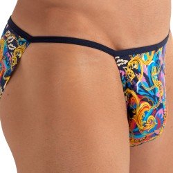 Brief of the brand HOM - Tanga HOM Funky Styles - Multicolor print - Ref : 402896 40P023