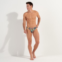 Slip der Marke HOM - Micro Slip Comfort HOM Funky Styles - Mehrfarbiger Druck - LIMITED EDITION - Ref : 402897 40P023