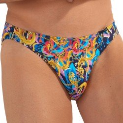 Slip, Tanga de la marque HOM - Micro Slip Comfort HOM Funky Styles - imprimé multicolore - ÉDITION LIMITÉE - Ref : 402897 40P023