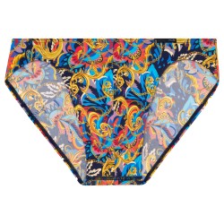 Brief of the brand HOM - Micro Slip Comfort HOM Funky Styles - Multicolor print - LIMITED EDITION - Ref : 402897 40P023