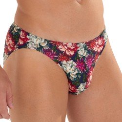 Slip de la marca HOM - Micro Slip Comfort HOM Funky Styles - Estampado floral rosa - EDICIÓN LIMITADA - Ref : 402897 40P0PI