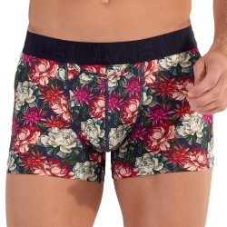 Pantaloncini boxer, Shorty del marchio HOM - Boxer HOM HO1 Funky Styles - Stampa floreale rosa - ÉDITION LIMITÉE - Ref : 402898 