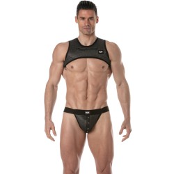 Harness of the brand TOF PARIS - Zippered Pocket Harness 3D Tof Paris - Black/Grey - Ref : TOF468NG